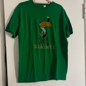 Guinness Green Short Sleeve Tee with Toucan Graphic